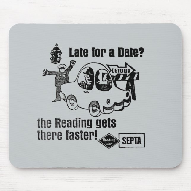 Septa Reading Lines Service  Mouse Pad (Front)