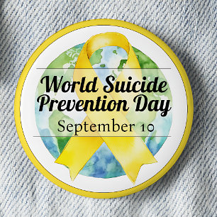 September 10 World Suicide Prevention Day 2 Inch Round Button