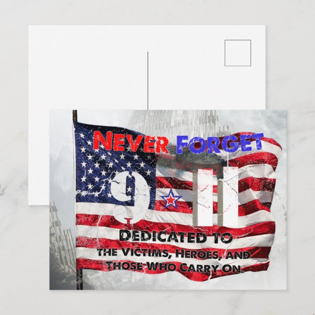 September 11 Anniversary Postcard (Front/Back)