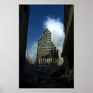 September 11th 2001 World Trade Center Remains Poster