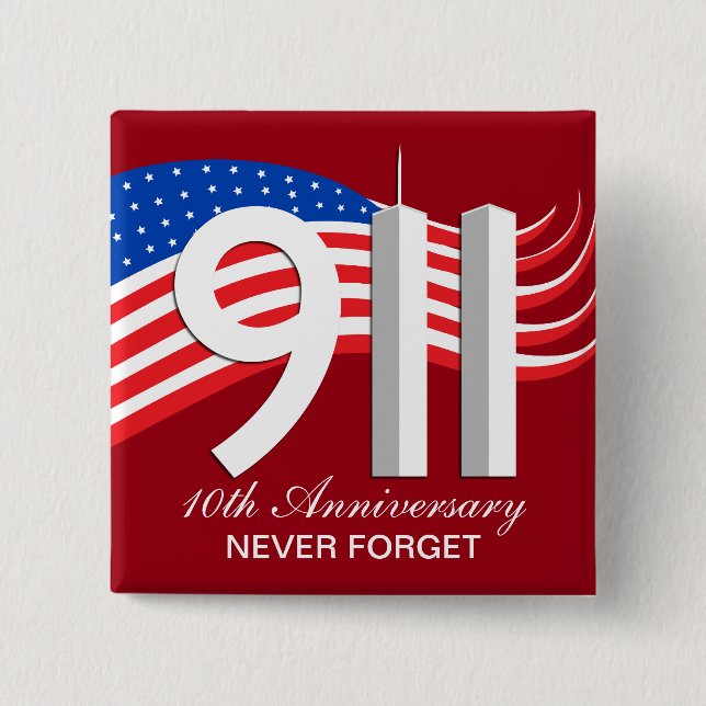 September 11th - 9/11 10th Anniversary WTC Pins (Front)