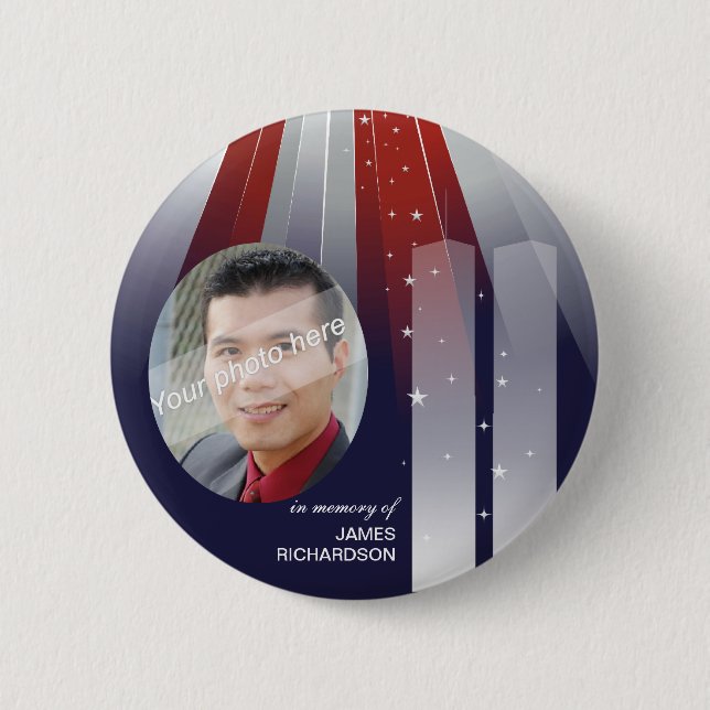 September 11th - 9/11 WTC Memorial Photo Pins (Front)