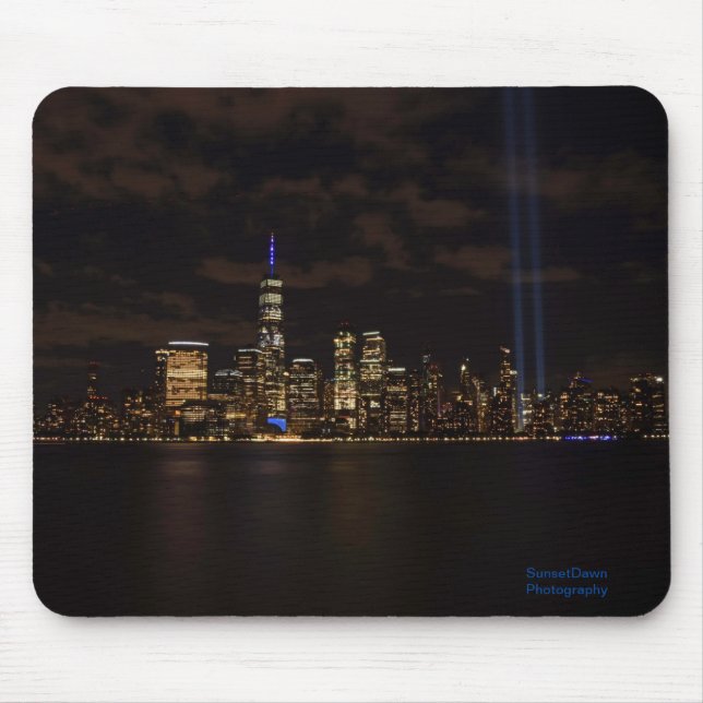 September 11th Tribute Lights Mouse Pad (Front)