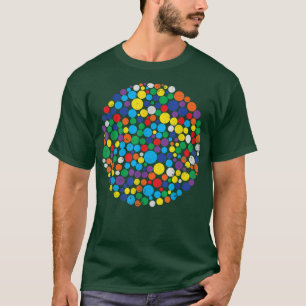 September 15th Dot Day Tee Multicolor Rainbow Polk