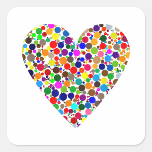 September 15th - International Dot Day  Square Sticker