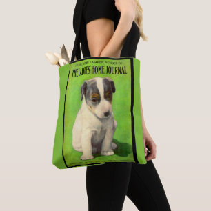 September 1906 Ladies Home Journal cover puppy Tote Bag