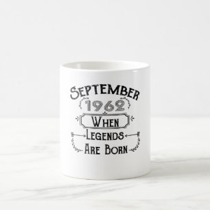 September 1962 When Legends Are Born Coffee Mug