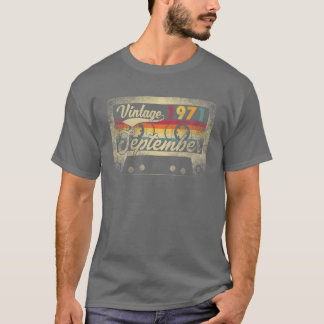 September 1971 50Th Birthday Gift 50 Years Old Ret T-Shirt