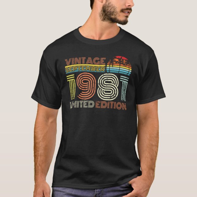 September 1981 Vintage Gift T-Shirt (Front)