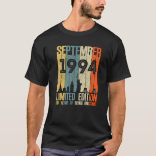September 1994 29 Birthday 29 Year Old 1994 Birthd T-Shirt