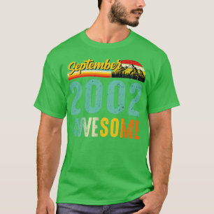 September 2002 Birthday Gift Shirt Vintage Septemb
