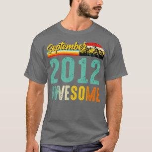September 2012 Birthday Gift Shirt Vintage Septemb