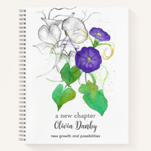 September Birth Flower Journal Morning Glory