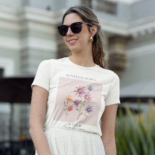 September Birth Month Flower T-Shirt