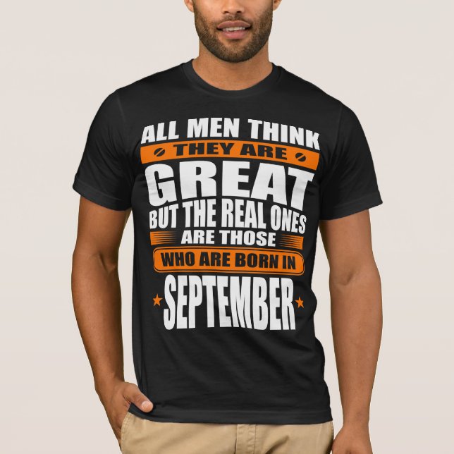 September Birthday T-Shirt (Front)