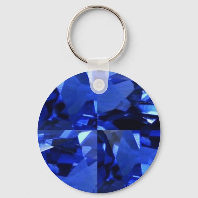 September Birthstone Gems Keychain (Front)