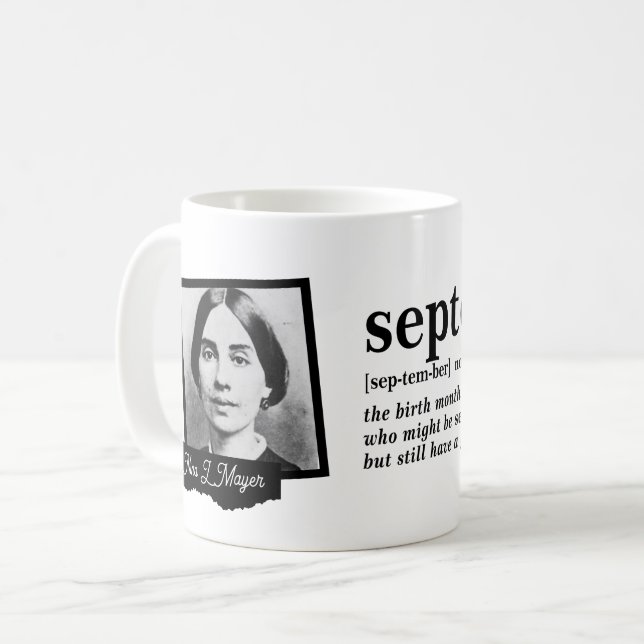 September Definition Coffee Mug (Front Left)