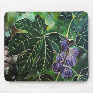 September Figs and Summer Light by Alfred Fox Mouse Pad