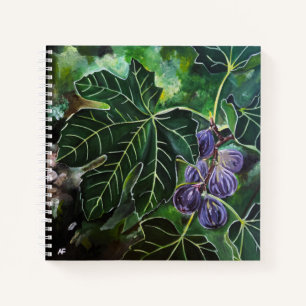 September Figs and Summer Light by Alfred Fox Notebook