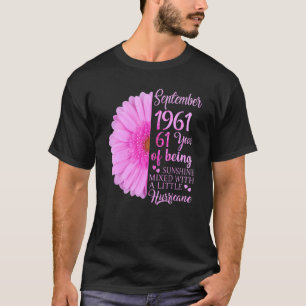 September Girl 1961 61 Years Old 61st Birthday T-Shirt