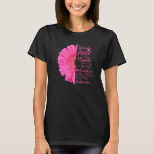 September Girl 1987 35 Years Old 35th Birthday T-Shirt