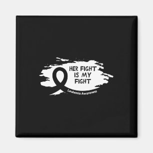 September Is Leukaemia Awareness Month Orange Ribb Magnet
