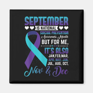 September Is National Suicide Prevention Awareness Magnet