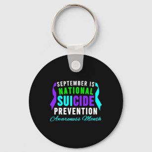 September National Suicide Prevention Awareness Mo Keychain