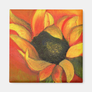 September Sunflower 2011 Magnet