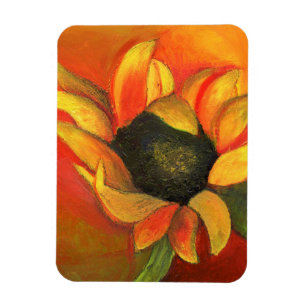 September Sunflower 2011 Magnet