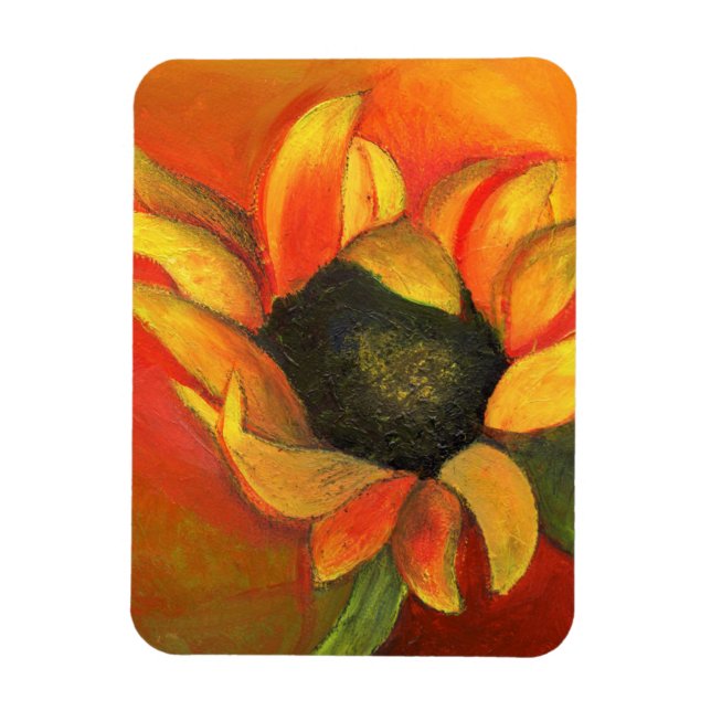 September Sunflower 2011 Magnet (Vertical)