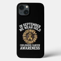 September We Wear Gold Childhood Cancer Awareness 