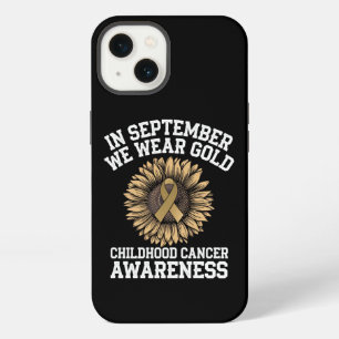 September We Wear Gold Childhood Cancer Awareness  iPhone 13 Case