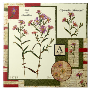 September's Flower Tile
