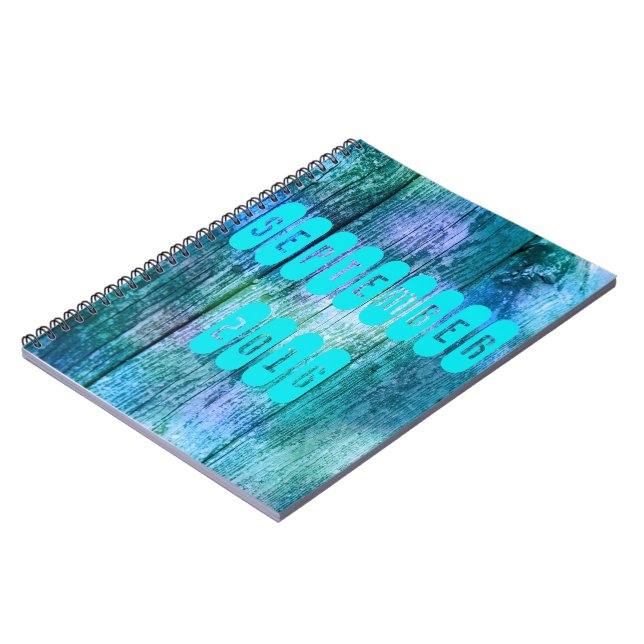 Septembre 2016 Carnet du mois pourpre turquoise (Côté gauche)