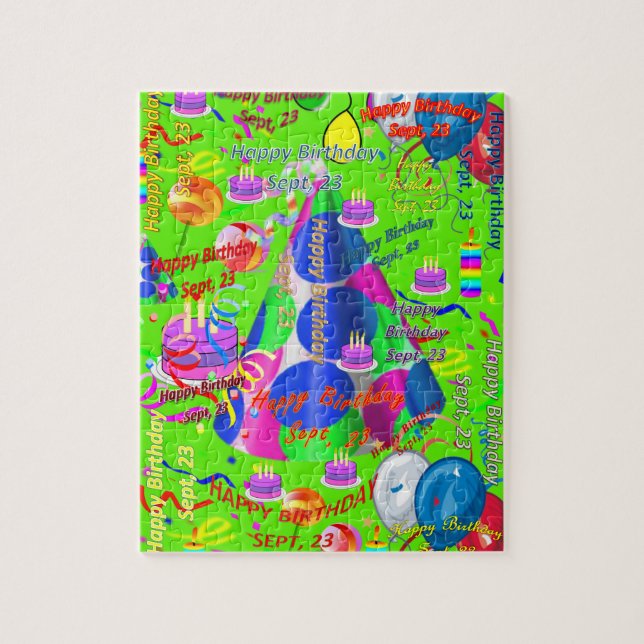 Septembre, 23 Anniversaire Jigsaw Puzzle (Vertical)