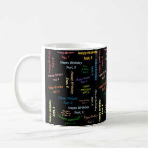 Septembre, 6 Anniversaire de Mug