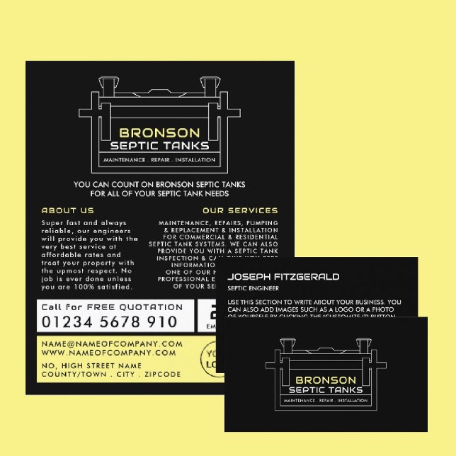 Septic Tank, Septic Company, Septic Engineer Flyer (Creator Uploaded)