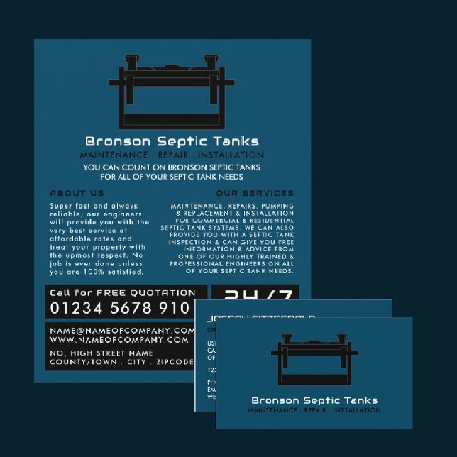 Septic Tank, Septic Company, Septic Engineer Flyer (Creator Uploaded)