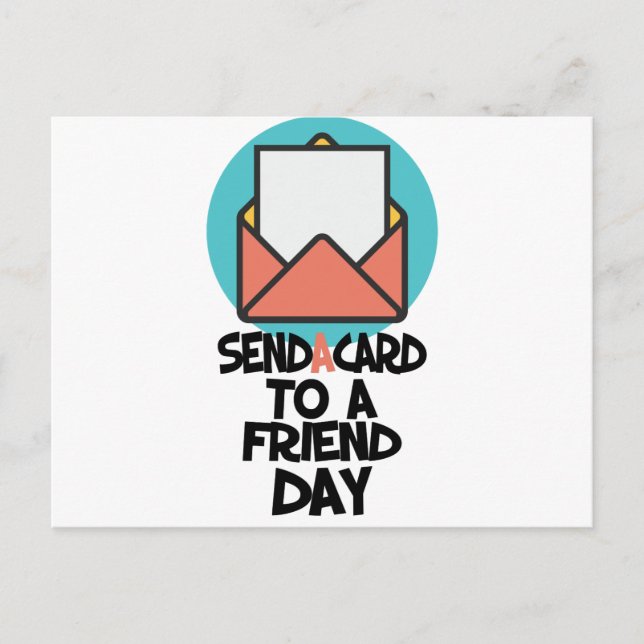 Septième février - Envoyer une carte à un ami Day (Devant)