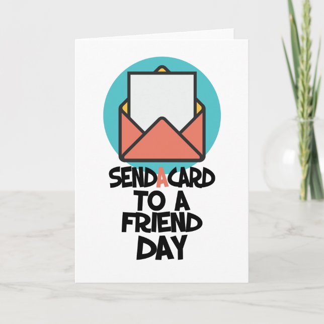 Septième février - Envoyer une carte à un ami Day (Devant)
