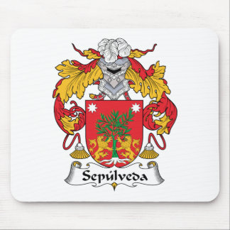 Sepulveda Family Crest Mouse Pad