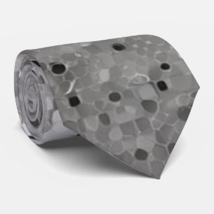 Séquence argentée Cravate cravate brillante