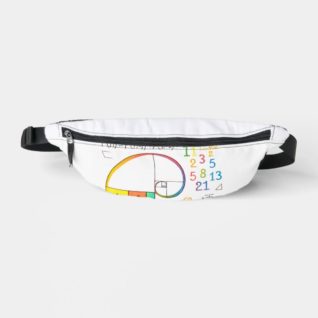 Séquence Fibonacci et Golden Ratio Math Fanny Pack (Recto)