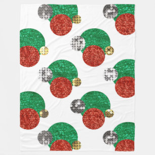 sequin christmas dots xmas blanket