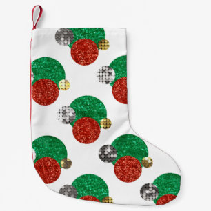 sequin christmas dots xmas stocking