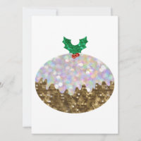sequin christmas puddings