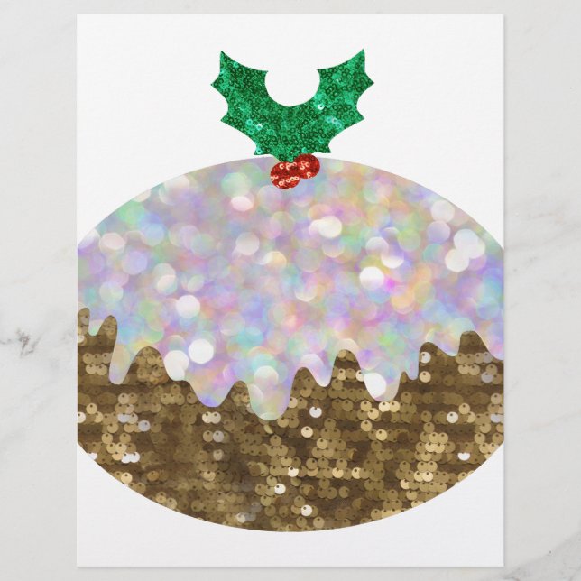 sequin christmas puddings letterhead (Front)