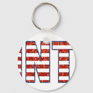 sequin Clinton Keychain