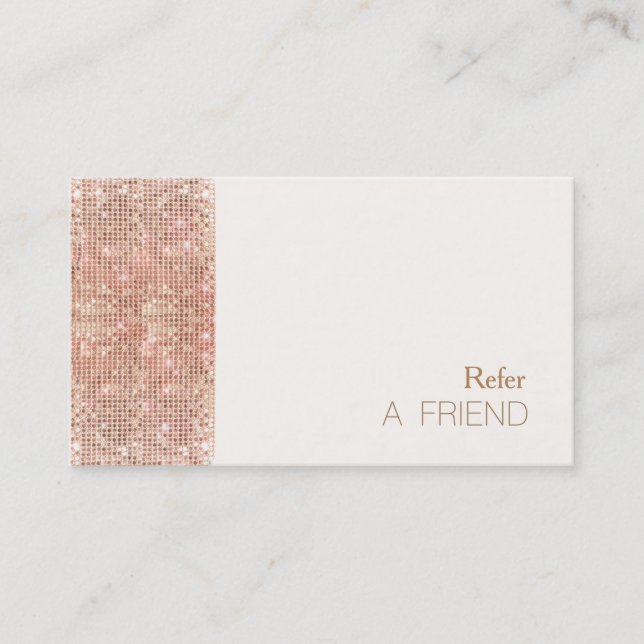 Séquin de cuivre FAUX Référence client fidélité (Devant)